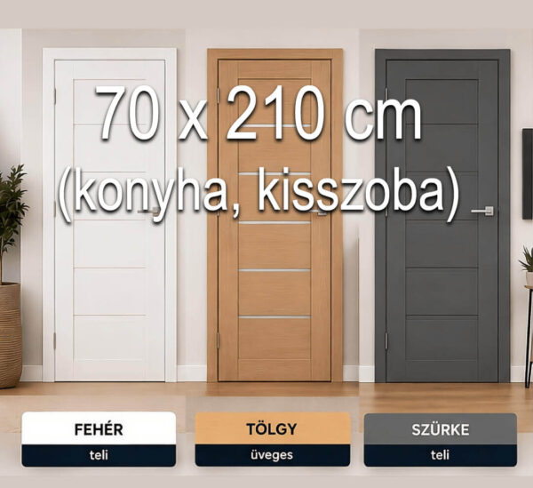 70 x 210 cm<br>(konyha, kisszoba)