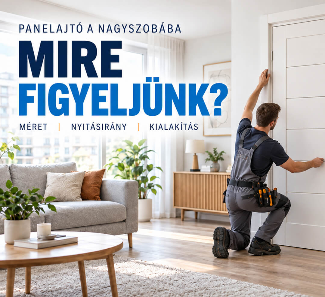 Szakmai meglátásunk, panel ajtó beépítésekor